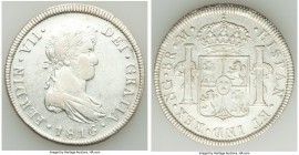 Ferdinand VII 8 Reales 1816 NG-M AU (Scratches), Nueva Guatemala mint, KM69. 40.2mm. 26.89gm. 

HID09801242017

© 2020 Heritage Auctions | All Rig...