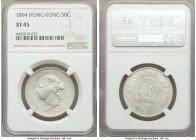 British Colony. Victoria 50 Cents 1894 XF45 NGC, KM9.1. Traces of luster. 

HID09801242017

© 2020 Heritage Auctions | All Rights Reserve