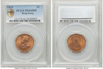 British Colony. George V Cent 1933 MS66 Red PCGS, KM17. Red with cartwheel luster. 

HID09801242017

© 2020 Heritage Auctions | All Rights Reserve...