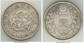 3-Piece Lot of Uncertified Assorted Issues, 1) Japan: Meiji Yen Year 45 (1912) - XF, KM-YA25.3. 38mm. 26.94gm. 2) San Marino: Republic 20 Lire 1931-R ...