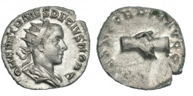 HERENIO ETRUSCO. Antoniniano. Roma (250-251). R/ Concordia. RIC-138. EBC-.
