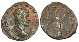 CLAUDIO II. Antoniniano.Antioquía. R/ Fortuna a izq.; FORTVNA R.ED. RIC-209. MBC+/BC+.
