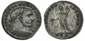SEVERO II. Follis. Heraclea (305-306). R/ Genio Populi Romani, oficina S. RIC-26a. R.P.O. EBC-.