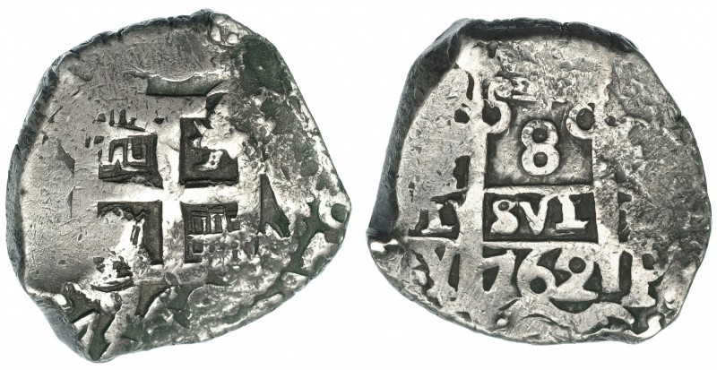 8 reales. 1762. Potosí. V. VI-959. MBC.