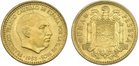 1 peseta. 1953*60. VII-320. B.O. SC.