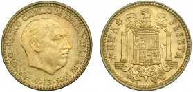 1 peseta. 1963*67. VII-328. B.O. SC.