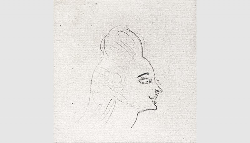 Henri de Toulouse-Lautrec (Albi 1864 - 1901 Malromé). Head of a woman, ca. 1892....