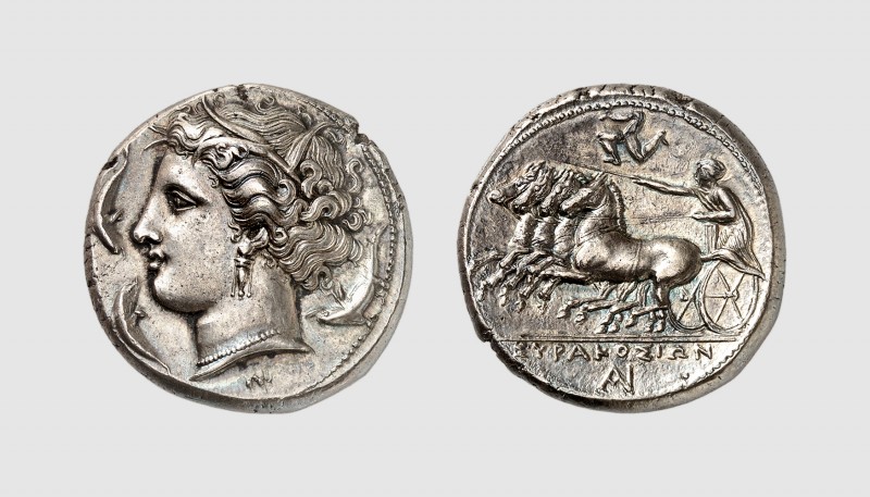 Sicily. Syracuse. Agathokles. 310-305 BC. AR Tetradrachm (16.94g, 3h). SNG ANS 6...