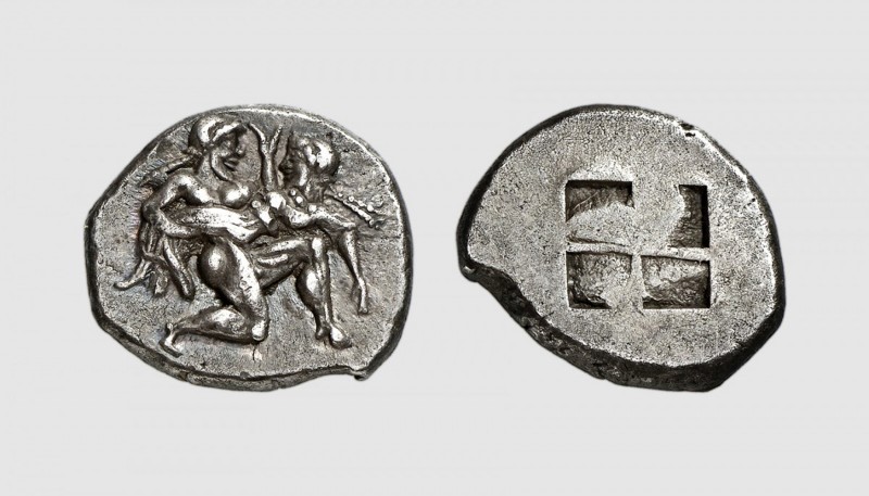 Thrace. Thasos. 500-480 BC. AR Stater (9.56g). Le Rider 2; Franke-Hirmer 435. Ol...
