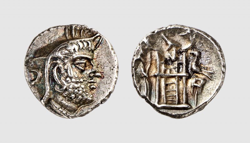 Persis. Uncertain king. 2nd century BC. AR Drachm (4.10g, 12h). Alram 551; Sunri...