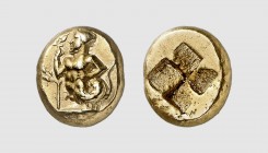 Mysia. Kyzikos. 500-450 BC. EL Hekte (2.63g). Fritze 158; SNG France 306. Lightly toned. Choice extremely fine. From a European private collection; No...