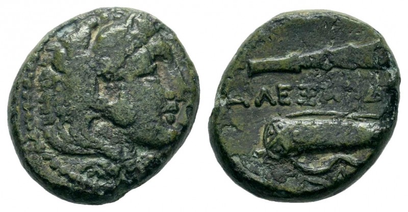 Kings of Macedon. Alexander III 'the Great' (336-323 BC). Ae
Condition: Very Fin...