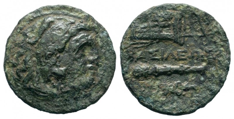 Kings of Macedon. Alexander III 'the Great' (336-323 BC). Ae
Condition: Very Fin...