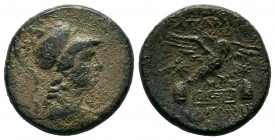 PHRYGIA. Apameia. Ae (Circa 88-40 BC).
Condition: Very Fine

Weight: 7,02 gr
Diameter: 22,00 mm