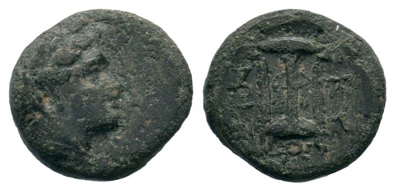 SELEUKID KINGS OF SYRIA. Antiochos II Theos (261–246 BC). Ae. Sardes.
Condition:...