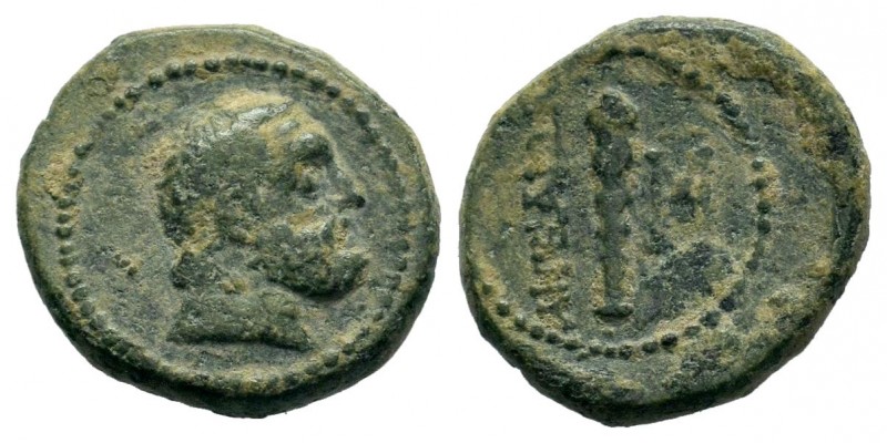 CILICIA. Aigeai. Ae (2nd-1st centuries BC).
Condition: Very Fine

Weight: 3,15 g...