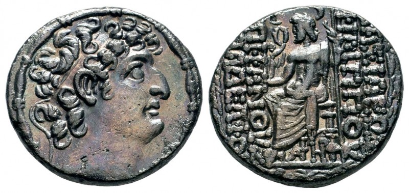 Seleukid Kingdom. Philip I Philadelphos. 95/4-76/5 B.C. AR tetradrachm
Condition...