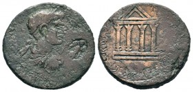 Caracalla Æ of Neocaesarea, Pontos. AD 198-217.
Condition: Very Fine

Weight: 14,91 gr
Diameter: 29,60 mm