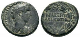 SYRIA. Seleucis and Pieria. Antoninus Pius (138-161). Ae.
Condition: Very Fine

Weight: 9,21 gr
Diameter: 20,65 mm