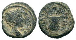 Commodus (177-192). Ae.
Condition: Very Fine

Weight: 2,37 gr
Diameter: 15,50 mm