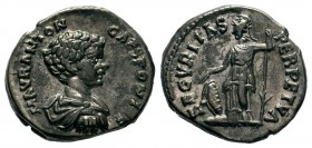 Caracalla. AD 198-217. AR Denarius
Condition: Very Fine

Weight: 3,29 gr
Diameter: 17,15 mm