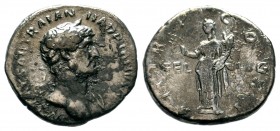 Trajan (AD 98-117). AR denarius
Condition: Very Fine

Weight: 2,62 gr
Diameter: 17,00 mm