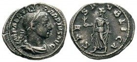 Severus Alexander (222-235 AD). AR Denarius
Condition: Very Fine
Weight: 3,61 gr
Diameter: 19,15 mm