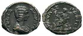 Julia Domna (193-217 AD). AR Denarius
Condition: Very Fine

Weight: 3,52 gr
Diameter: 17,20 mm