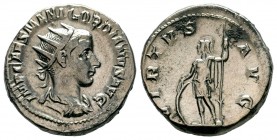 Gordian III AR Antoninianus. Rome, AD 241-243.
Condition: Very Fine

Weight: 5,62 gr
Diameter: 21,35 mm