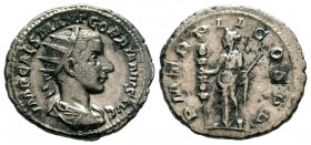Gordian III AR Antoninianus. Rome, AD 241-243.
Condition: Very Fine

Weight: 4,57 gr
Diameter: 21,00 mm