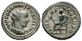 Gordian III AR Antoninianus. Rome, AD 241-243.
Condition: Very Fine

Weight: 4,50 gr
Diameter: 22,60 mm