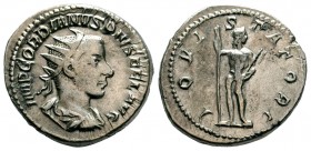 Gordian III AR Antoninianus. Rome, AD 241-243.
Condition: Very Fine

Weight: 5,24 gr
Diameter: 21,80 mm