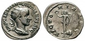 Gordian III AR Antoninianus. Rome, AD 241-243.
Condition: Very Fine

Weight: 3,87 gr
Diameter: 20,75 mm