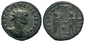 Aurelianus (270-275 AD). AE Antoninianus 
Condition: Very Fine

Weight: 4,00 gr
Diameter: 21,60 mm