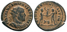 Maximianus (286-305 AD). AE Antoninianus
Condition: Very Fine

Weight: 2,36 gr
Diameter: 20,00 mm