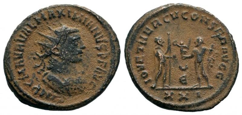 Maximianus (286-305 AD). AE Antoninianus
Condition: Very Fine

Weight: 4,37 gr
D...