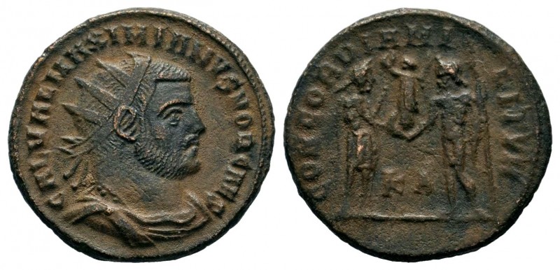 Maximianus (286-305 AD). AE Antoninianus
Condition: Very Fine


Weight: 3,58 gr
...