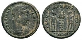 Constantine I 'the Great' (306-337 AD) for Constantinus II. Caesar. AE

Weight: 2,97 gr
Diameter: 17,80 mm