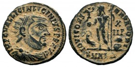 Licinius I (308-324 AD). AE Follis 
Condition: Very Fine

Weight: 2,74 gr
Diameter: 18,60 mm