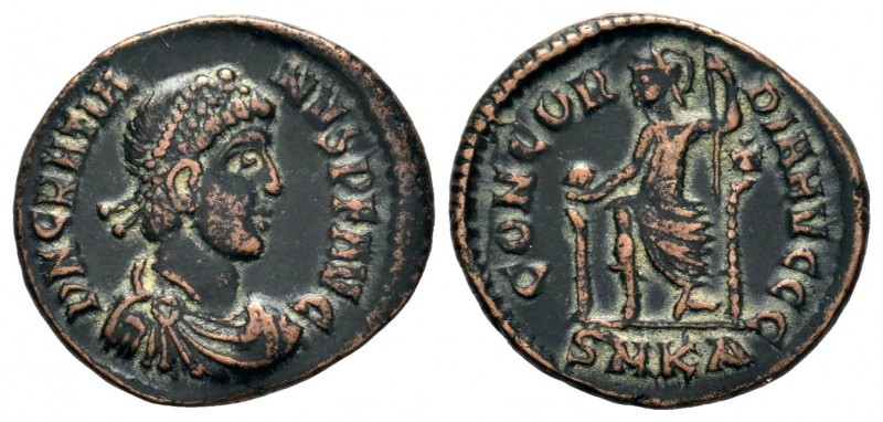 Valentinian Ae, Follis
Condition: Very Fine

Weight: 2,35 gr
Diameter: 18,20 mm