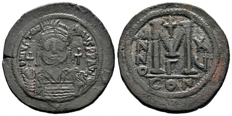 Justinian I. AE Follis, 527-565 AD.
Condition: Very Fine

Weight: 22,68 gr
Diame...