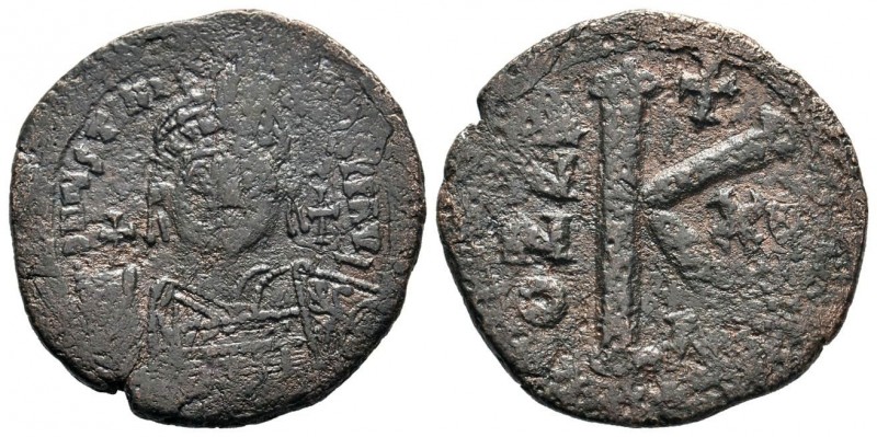 Justinian I. AE Follis, 527-565 AD.
Condition: Very Fine

Weight: 10,90 gr
Diame...