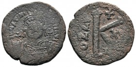 Justinian I. AE Follis, 527-565 AD.
Condition: Very Fine

Weight: 10,90 gr
Diameter: 30,00 mm