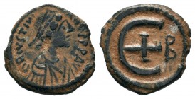 Justinian I. AE , 527-565 AD.
Condition: Very Fine

Weight: 1,85 gr
Diameter: 15,90 mm