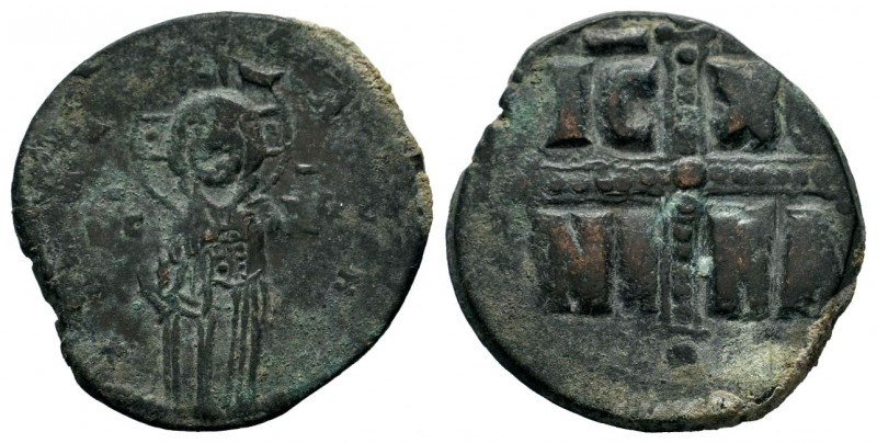 Byzantine Anonymus Follis, Ae , Bust of Christ 
Condition: Very Fine

Weight: 8,...