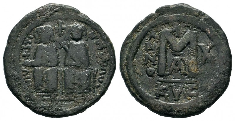 Justinian II Sophia. AE Follis, 527-565 AD.
Condition: Very Fine

Weight: 10,50 ...