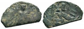 Arab-Byzantine Cut Coins Ae.
Condition: Very Fine

Weight: 7,26 gr
Diameter: 17,60 mm