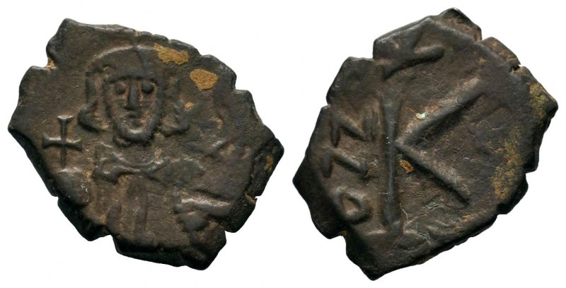 Justinian II, First Reign (AD 685-695). AE
Condition: Very Fine

Weight: 3,85 gr...