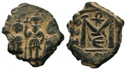 Arab-Byzantine Cut Coins Ae.
Condition: Very Fine

Weight: 5,28 gr
Diameter: 23,50 mm