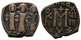 Arab-Byzantine Cut Coins Ae.
Condition: Very Fine

Weight: 4,86 gr
Diameter: 18,75 mm